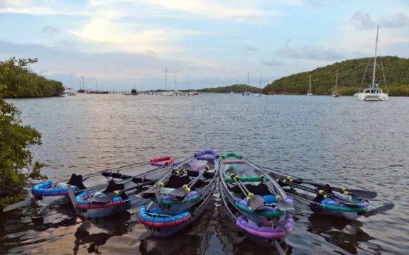 glass bottom kayak St Croix
