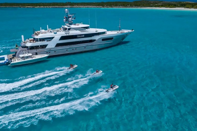 Charter Yachts with Multiple Jetskis Onboard