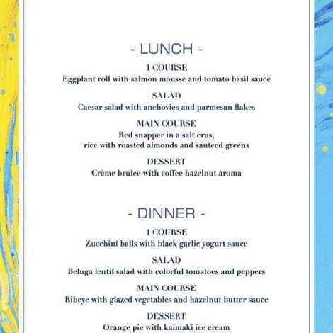 Food onboard ALTHEA # 4