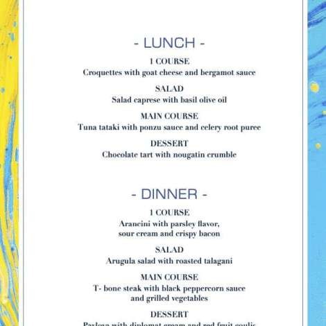 Food onboard ALTHEA # 5