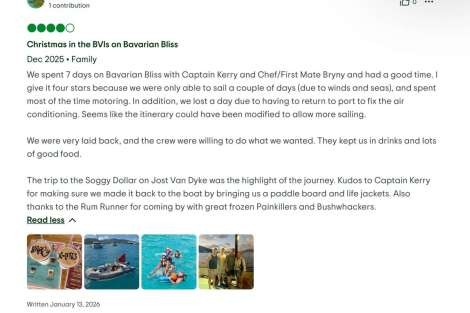 Review img # 7 of the yacht Bavarian Bliss