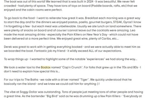 Review img # 6 of the yacht Boatox