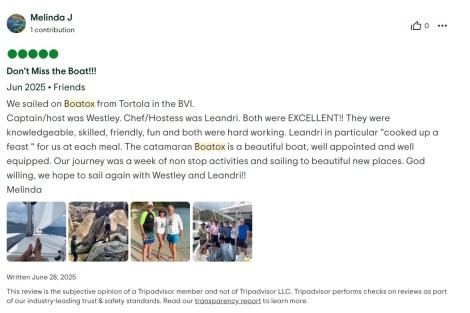 Review img # 2 of the yacht Boatox