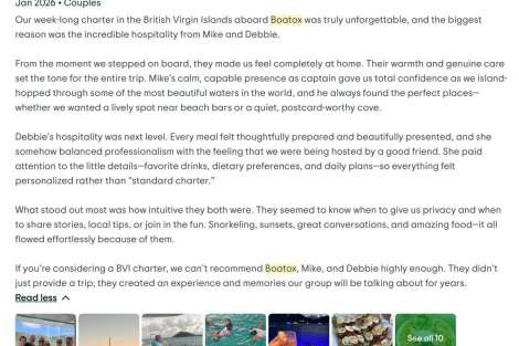 Review img # 4 of the yacht Boatox