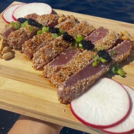 Food onboard CHILLIN’ HUT # 5