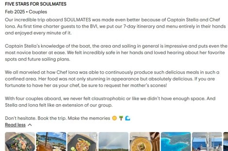 Review img # 1 of the yacht Cleopatra