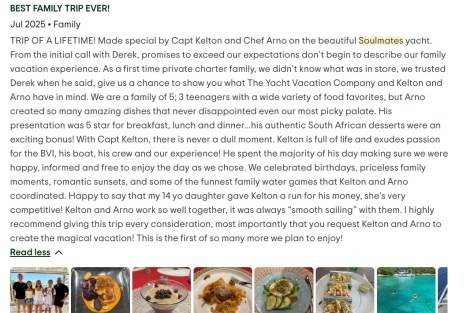 Review img # 3 of the yacht Cleopatra