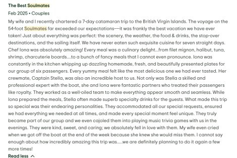 Review img # 4 of the yacht Cleopatra