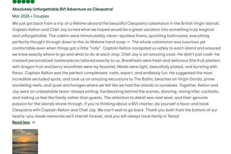 Review img # 1 of the yacht Cleopatra