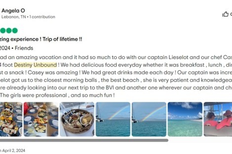 Review img # 8 of the yacht Destiny Unbound