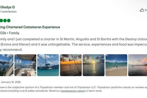 Review img # 5 of the yacht Destiny Unbound