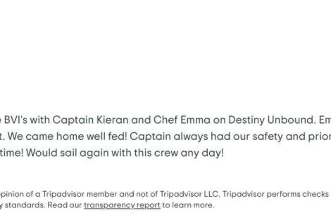 Review img # 1 of the yacht Destiny Unbound