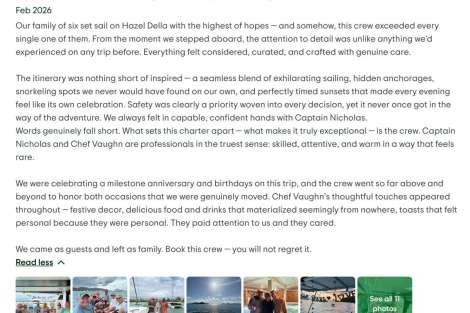 Review img # 2 of the yacht Hazel Della