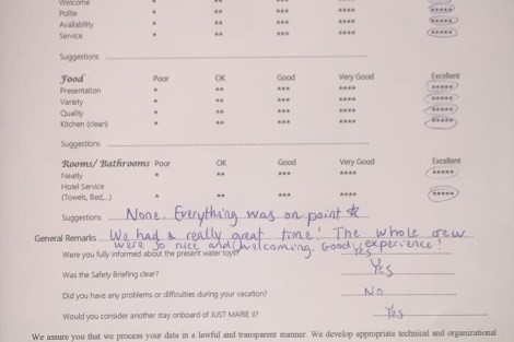 Review img # 19 of the yacht Just Marie 2