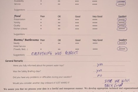 Review img # 15 of the yacht Just Marie 2