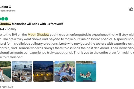 Review img # 11 of the yacht Moon Shadow