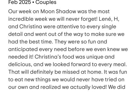 Review img # 2 of the yacht Moon Shadow