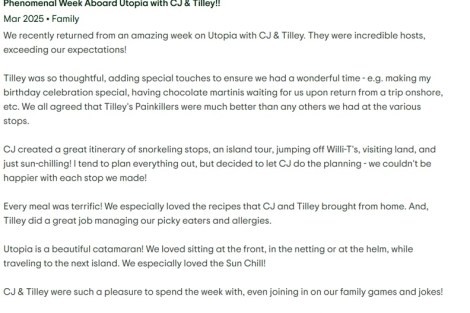 Review img # 1 of the yacht Morning Star