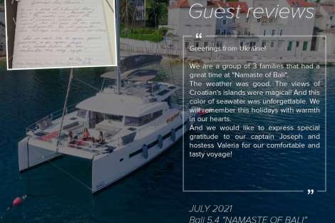 Review img # 2 of the yacht NAMASTE OF BALI (Bali 5.4.)
