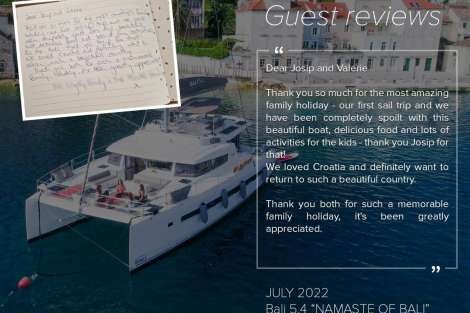 Review img # 9 of the yacht NAMASTE OF BALI (Bali 5.4.)