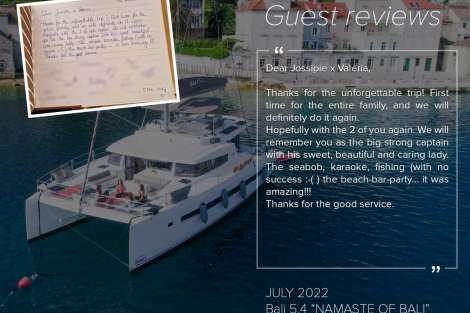 Review img # 10 of the yacht NAMASTE OF BALI (Bali 5.4.)