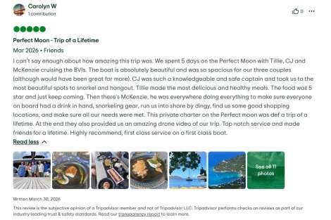 Review img # 12 of the yacht Perfect Moon