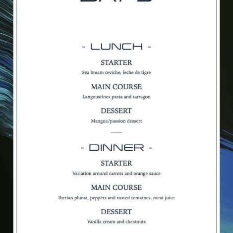 Food onboard Sunliner X # 4