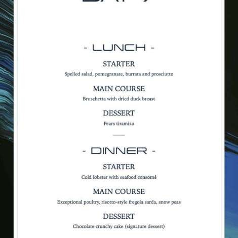 Food onboard Sunliner X # 8