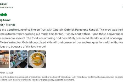 Review img # 3 of the yacht Tryst